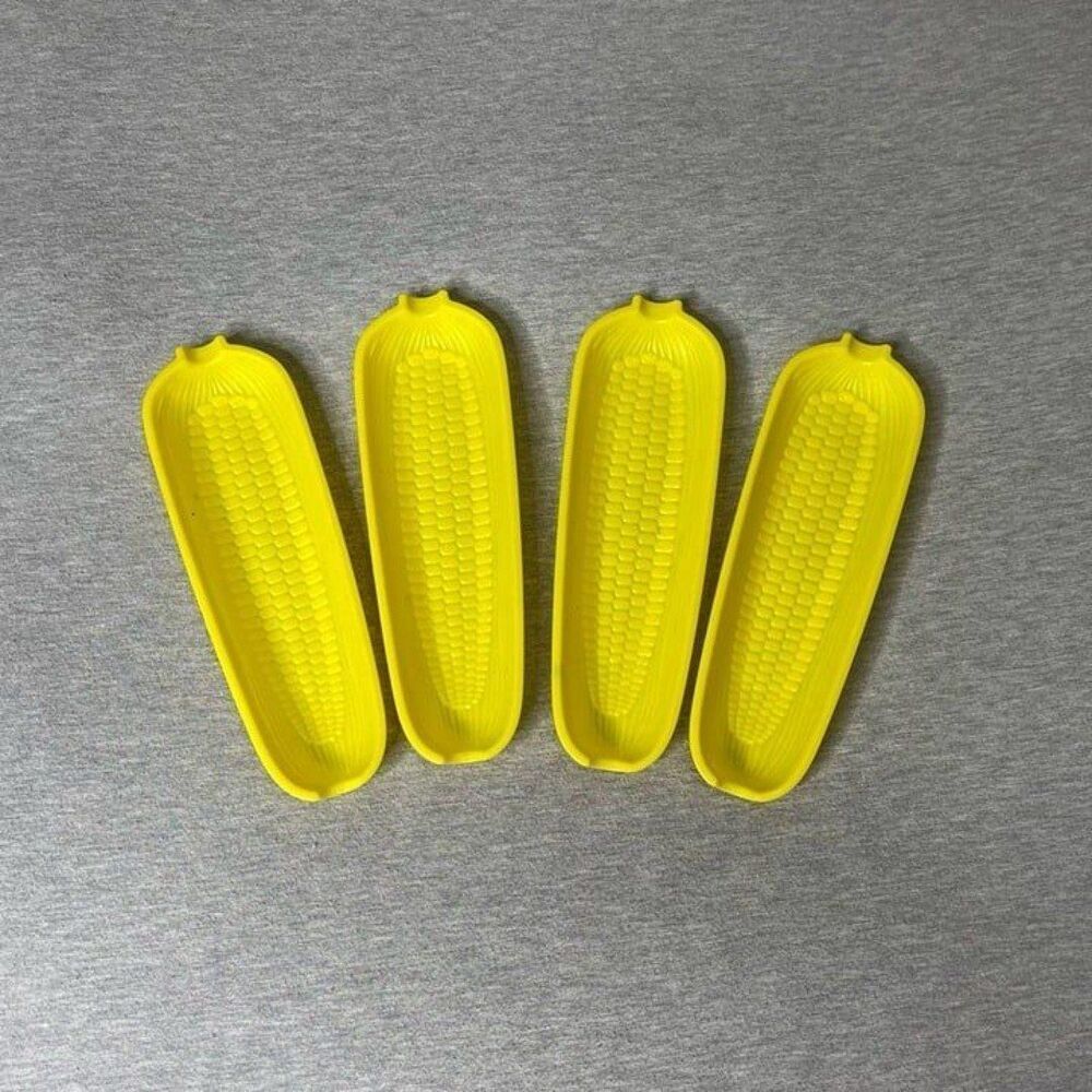Chef Craft Select Plastic Corn on the Cob Holder Dishes 4 PCS. Set